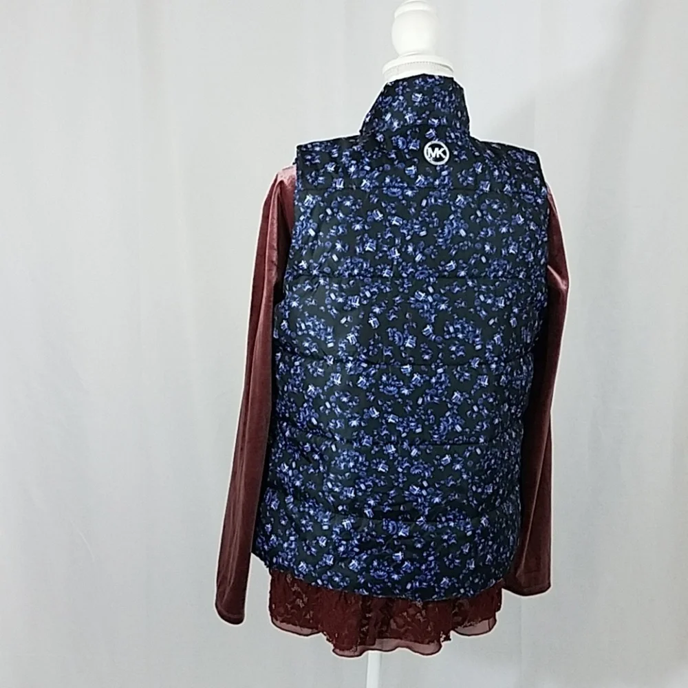 Michael Kors Gemstone Vest Blue M Nwt